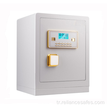anahtarlı beyaz kasa ile dijital şifre kasası